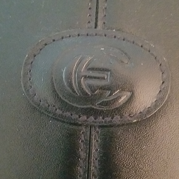 Charmelle Leather Black Shoulder Tote - Picture 2 of 6